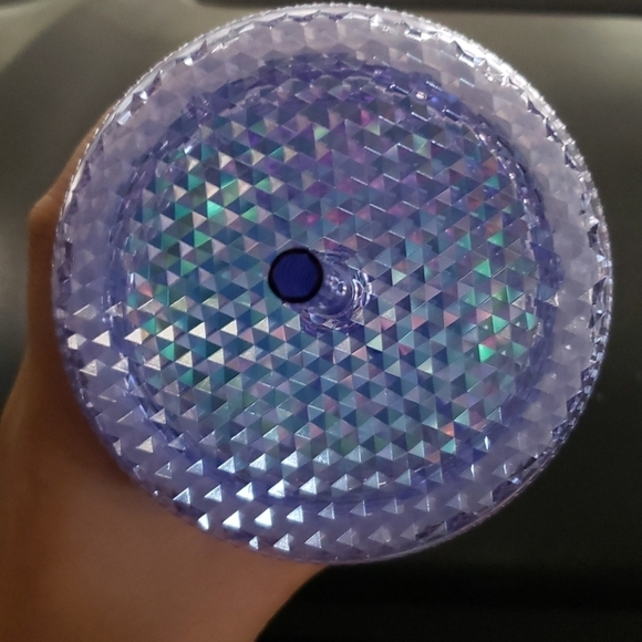 Starbucks Summer 2021 venti Cold Cup Purple Ombre Bling - Picture 3 of 7